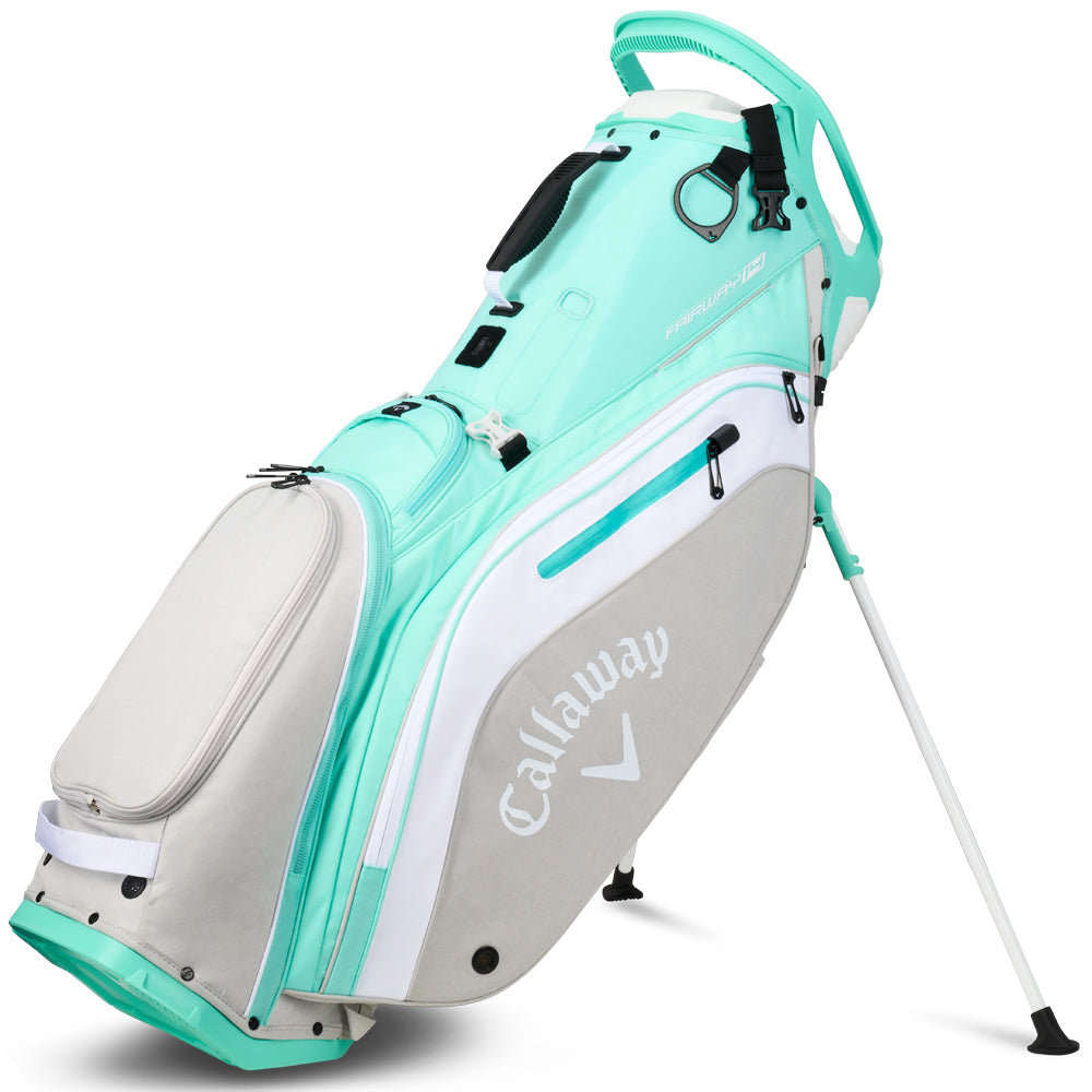 Callaway Fairway 14 Stand Bag – Aqua/White/Silver Heather
