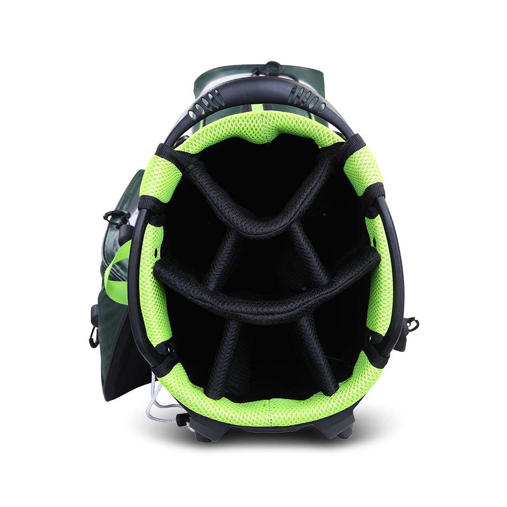 Big Max Aqua Eight G Waterproof Stand Bag – Forest Green/Black/Lime