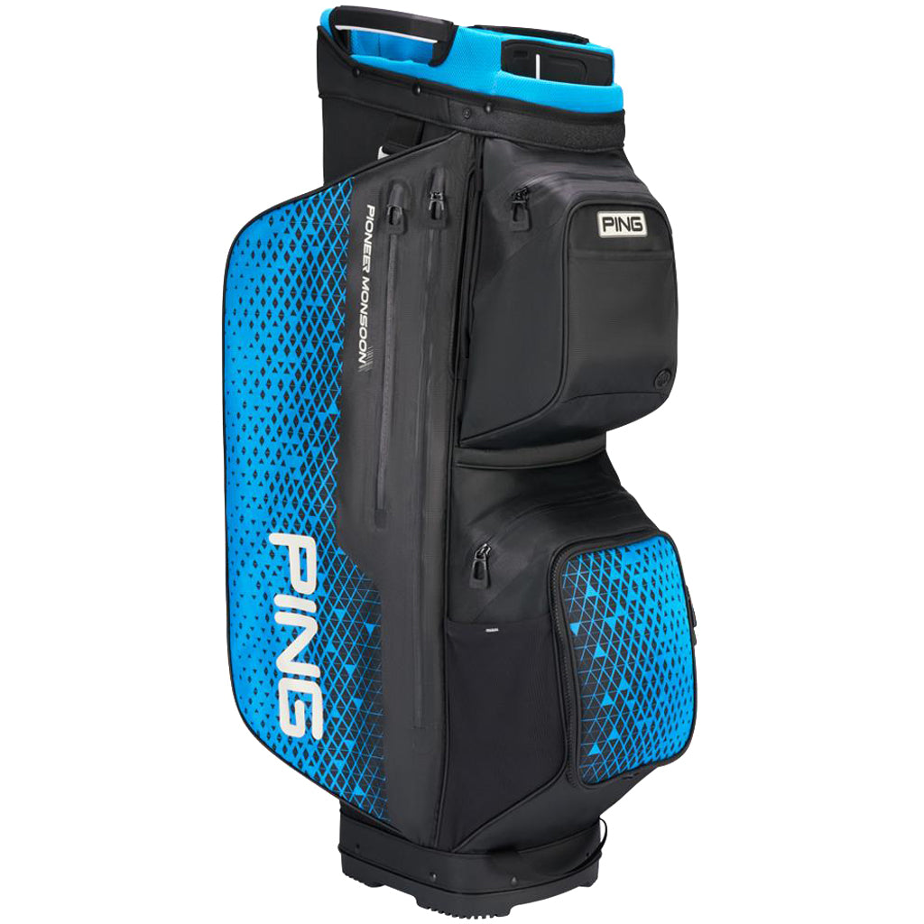 Ping Pioneer Monsoon 231 Waterproof Cart Bag – Black/Blue