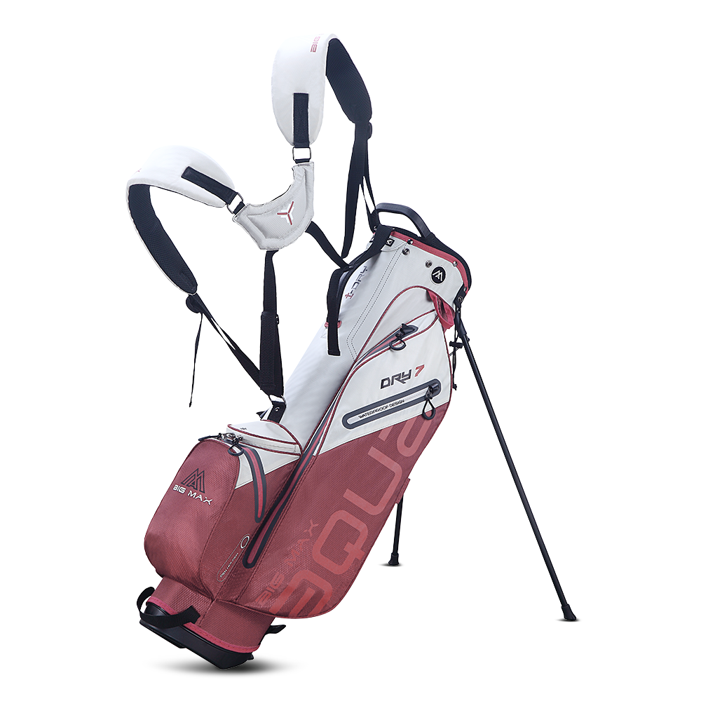 Big Max Aqua Seven G Waterproof Stand Bag – Off White/Merlot