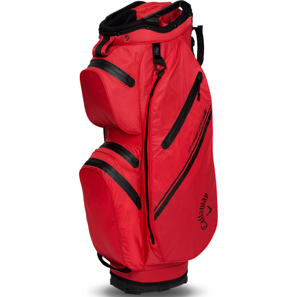 Callaway Chase 14 Dry Waterproof Cart Bag – Red/Black