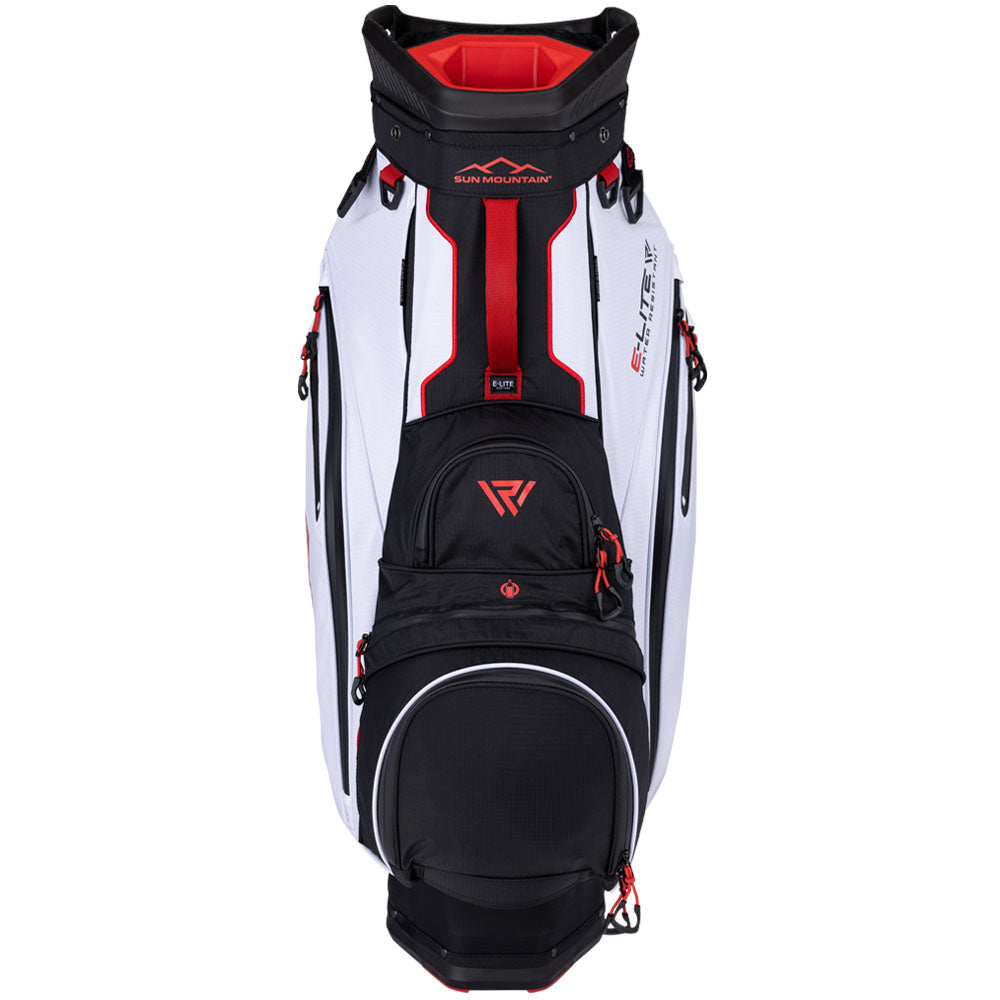 Sun Mountain E-Lite Cart Bag – Black/White/Red