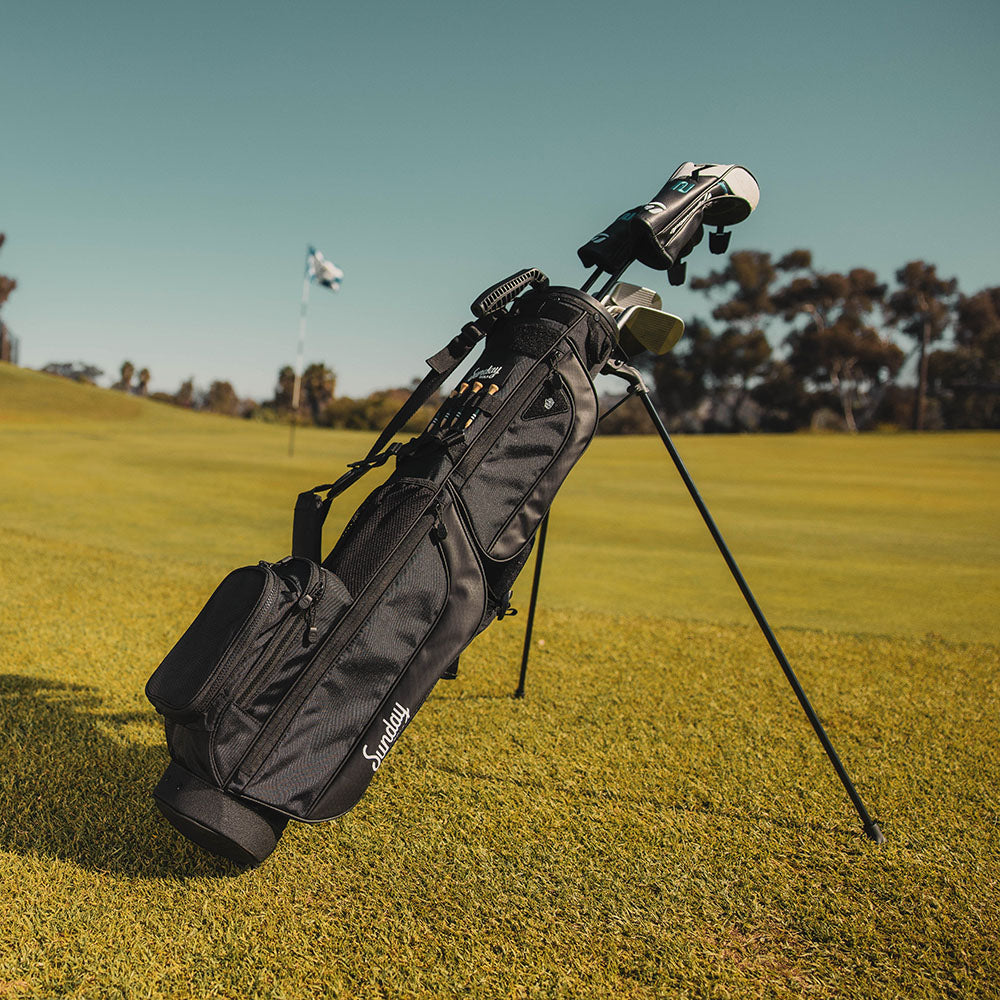 Sunday Golf Loma XL Pencil Stand Bag – Matte Black
