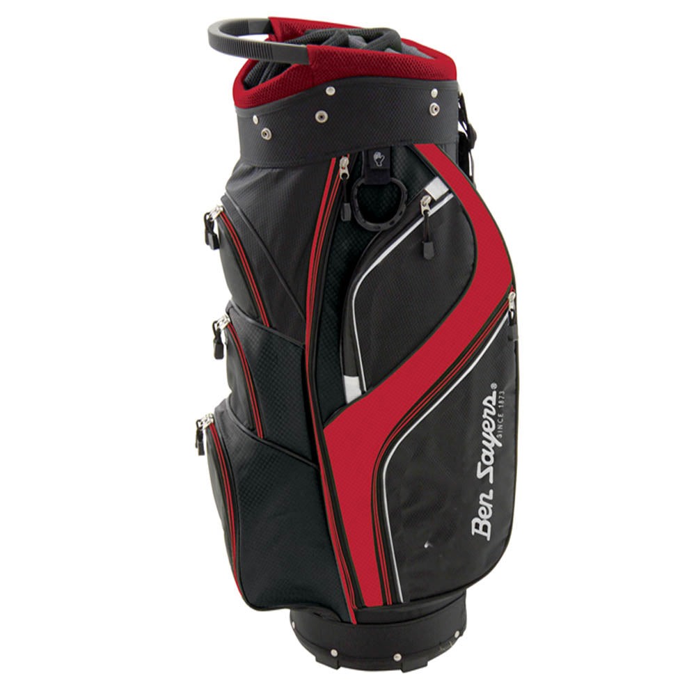 Ben Sayers Deluxe Cart Bag – Black/Red