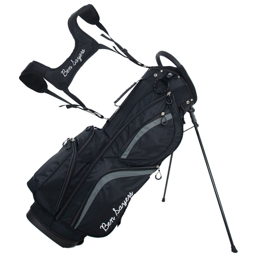 Ben Sayers DLX Stand Bag – Black/Grey