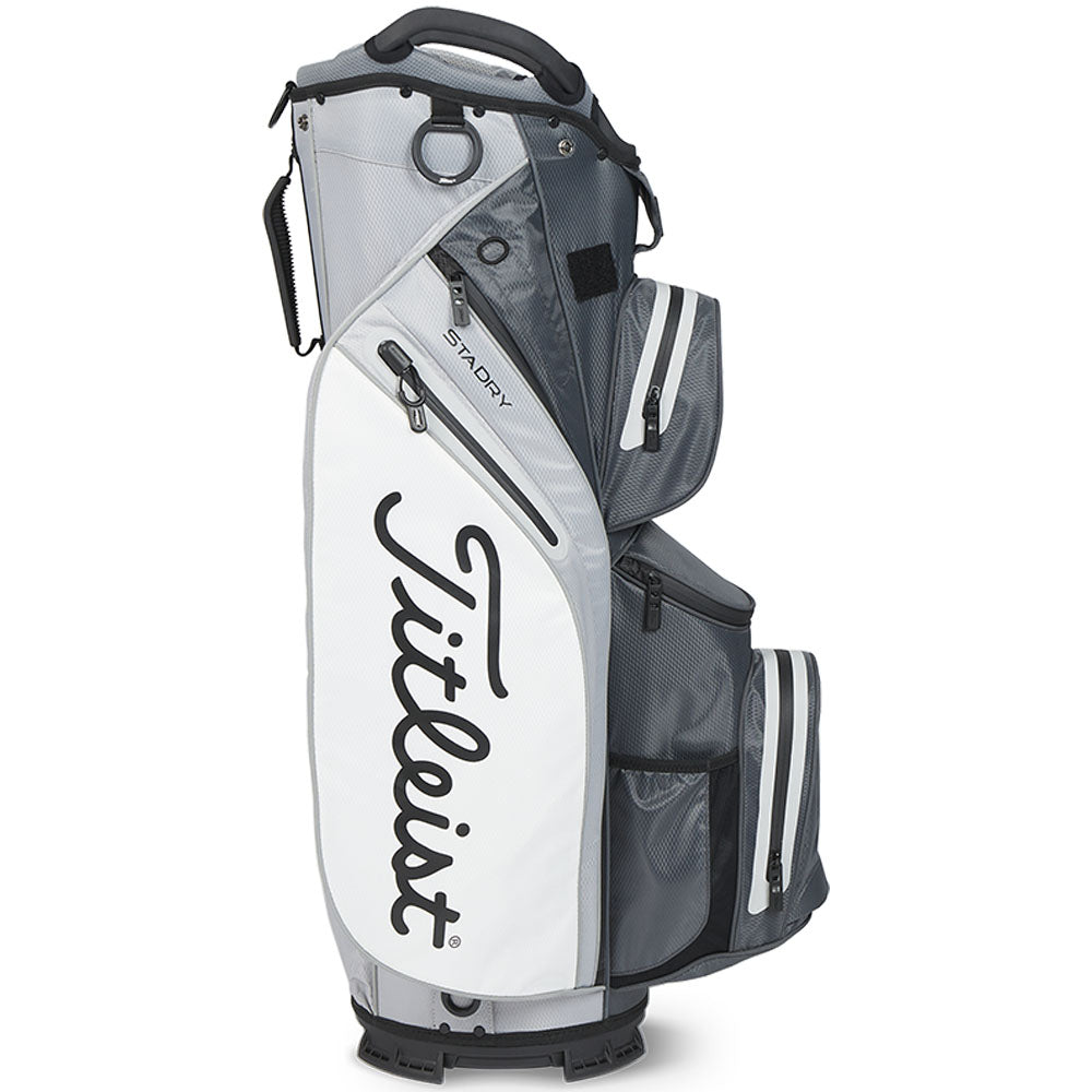 Titleist Cart 14 StaDry Waterproof Cart Bag – Charcoal/Grey/White