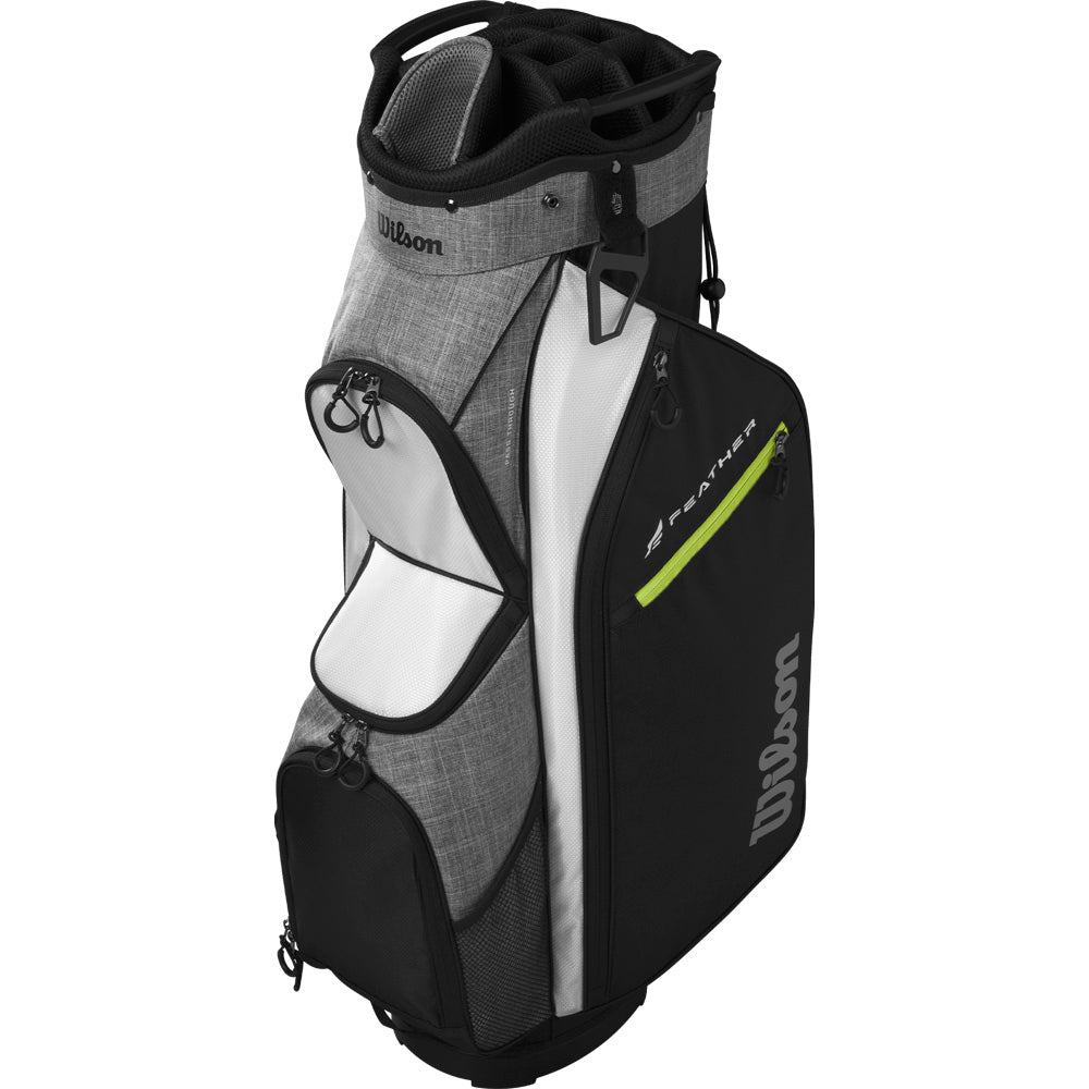 Wilson Feather Cart Bag – Black/Grey/White