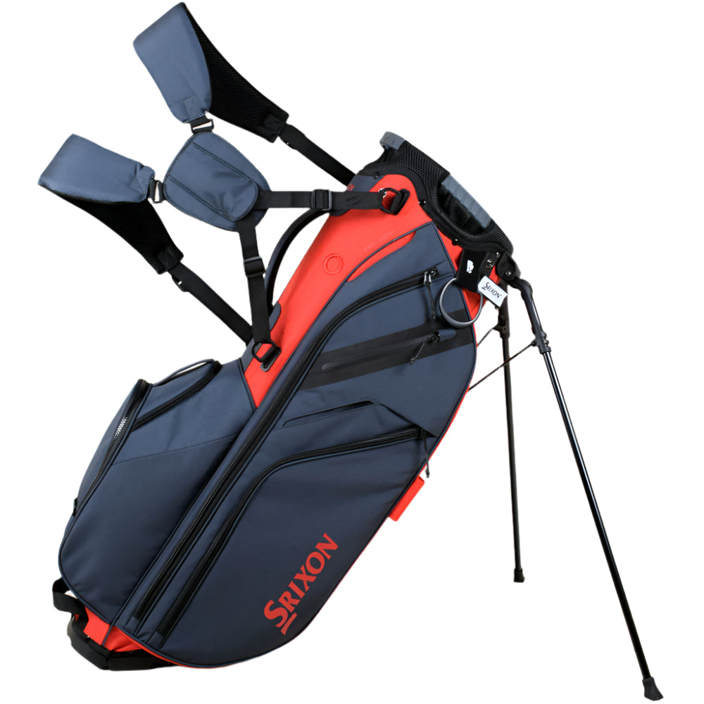 Srixon Premium Stand Bag – Slate/Red