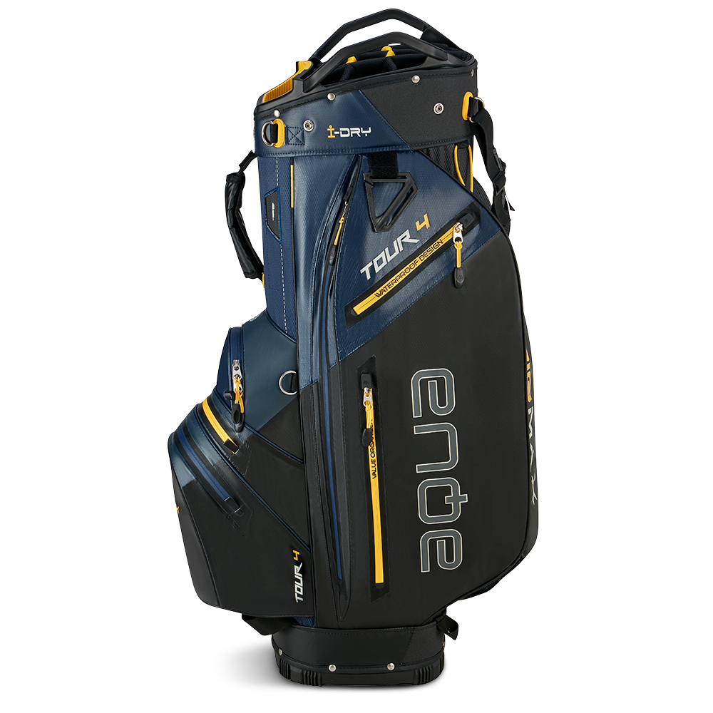 Big Max Aqua Tour 4 Waterproof Cart Bag – Navy/Black/Corn