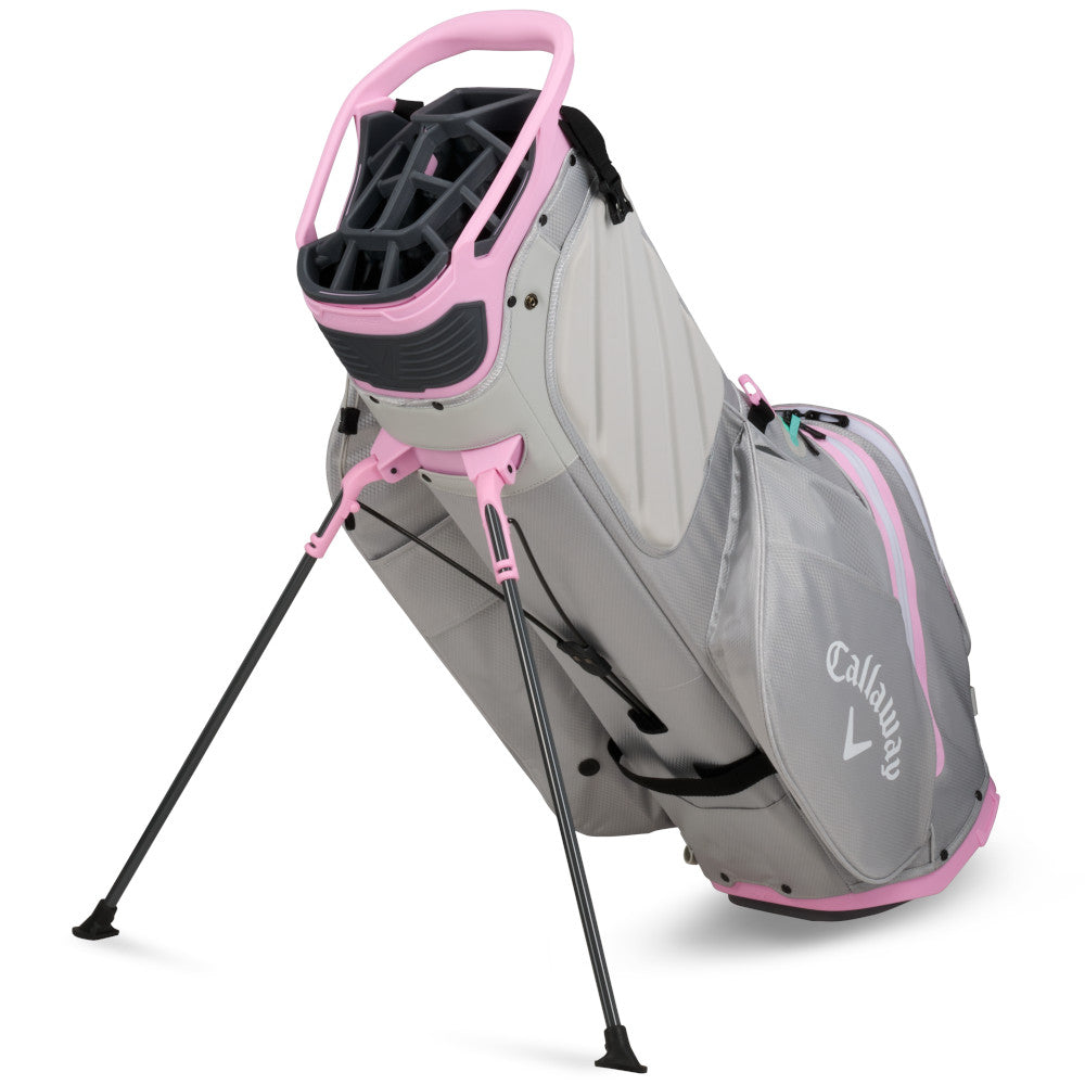 Callaway Fairway 14 HD Waterproof Stand Bag – Grey/Pink