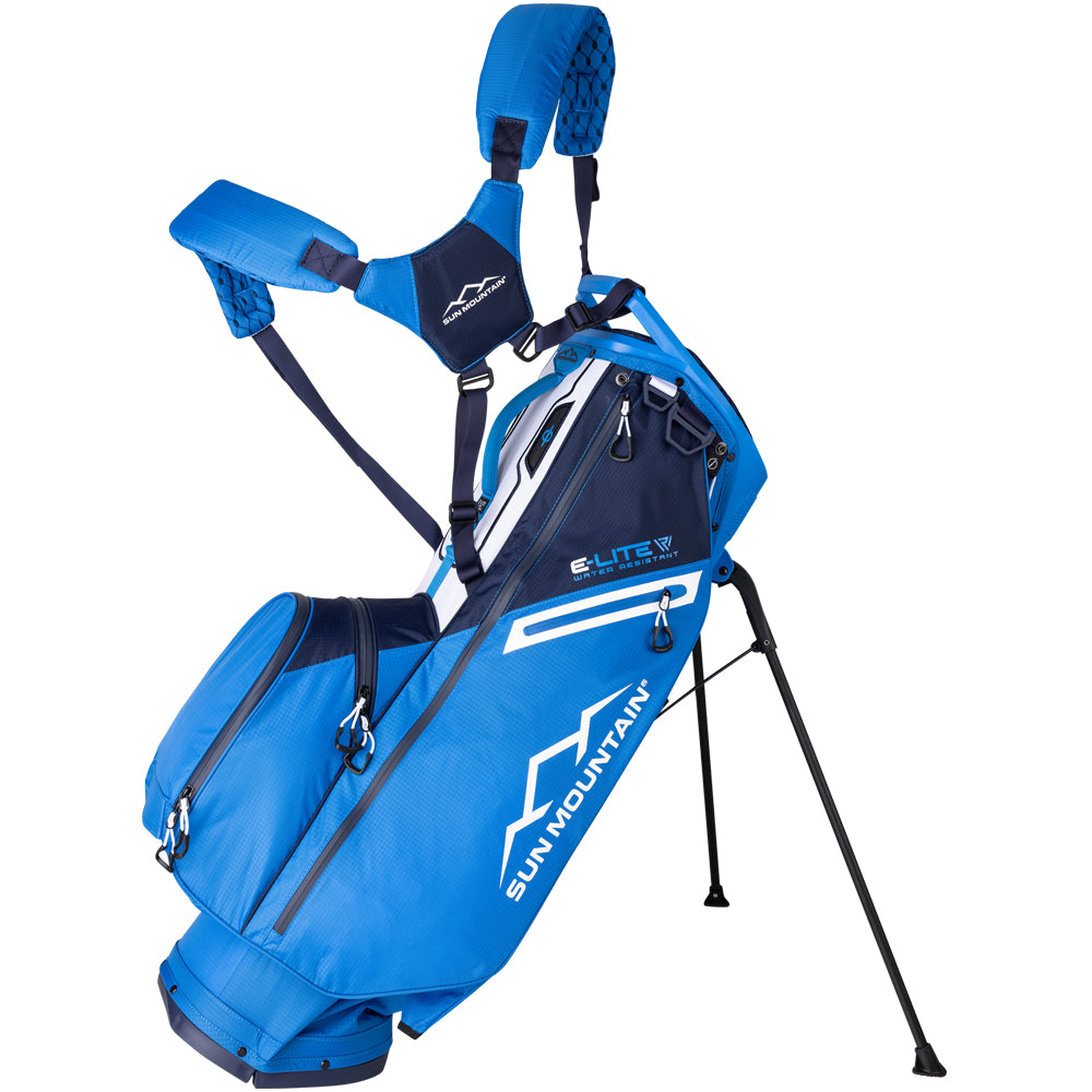 Sun Mountain E-LITE 14-Way Stand Bag – Navy/Blue/White