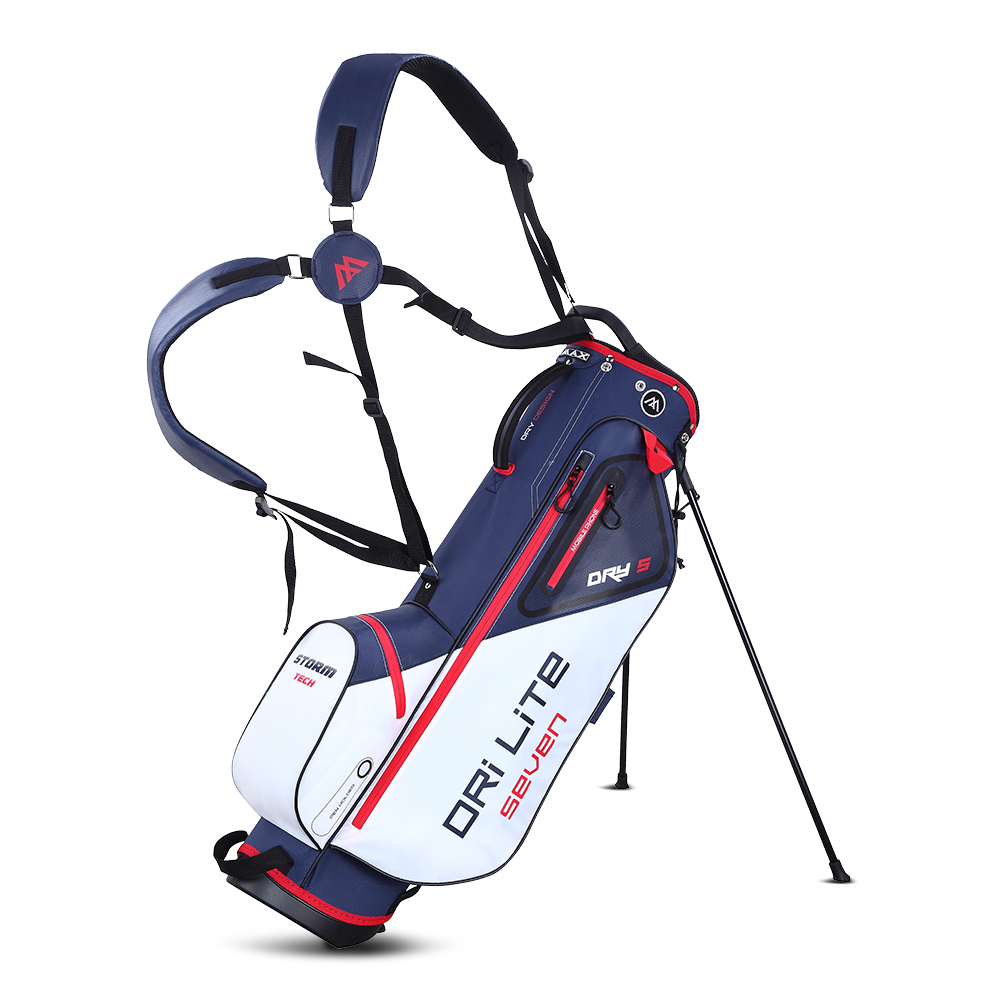 Big Max Dri Lite Seven G Stand Bag – White/Navy/Red