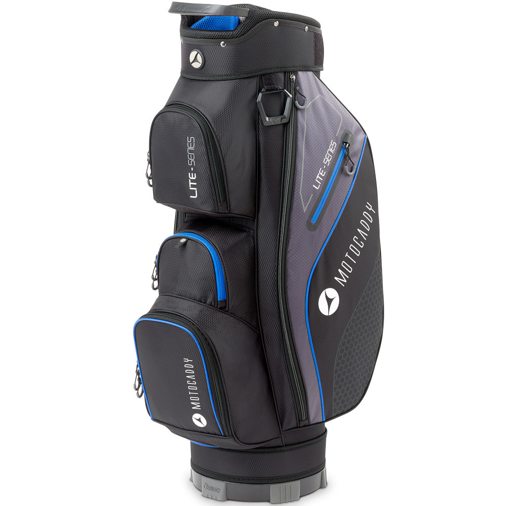 Motocaddy 2024 Lite Series Cart Bag – Black/Blue