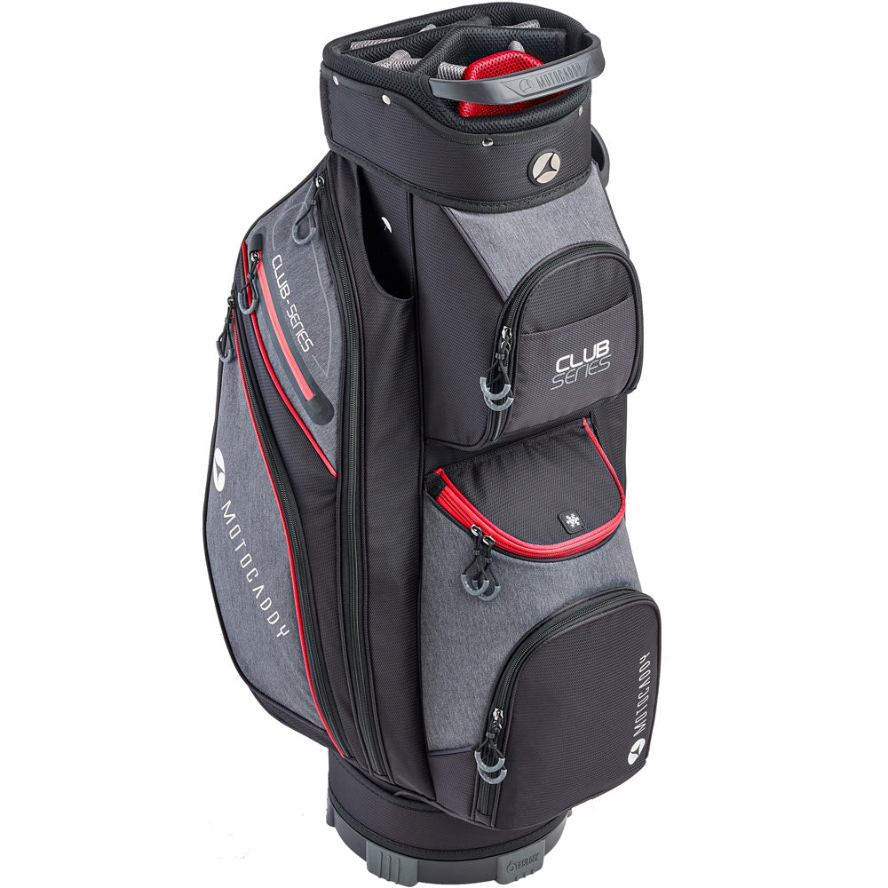 Motocaddy Club Series Cart Bag – Black/Red