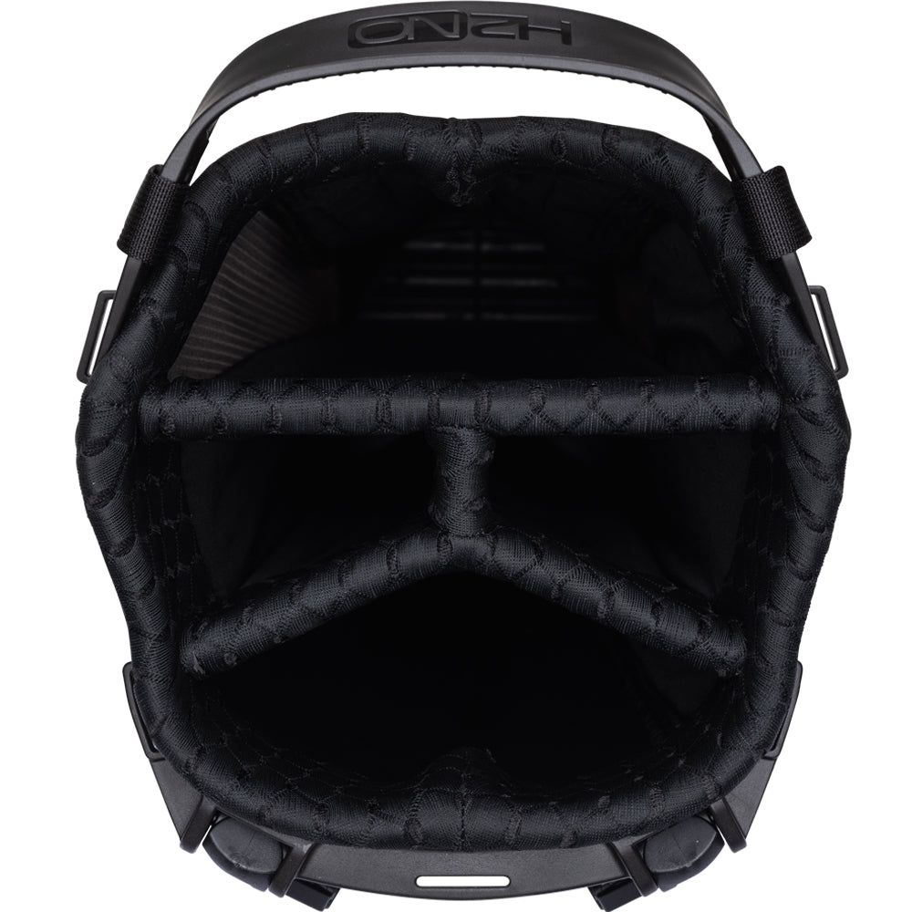 Sun Mountain H2NO Lite Waterproof Stand Bag – Black/Steel/Red