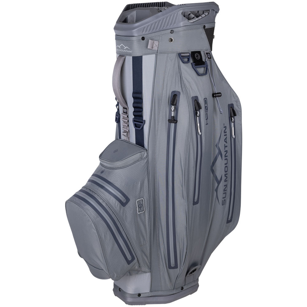 Sun Mountain H2NO ELITE Waterproof Cart Bag – Cadet/Nickel