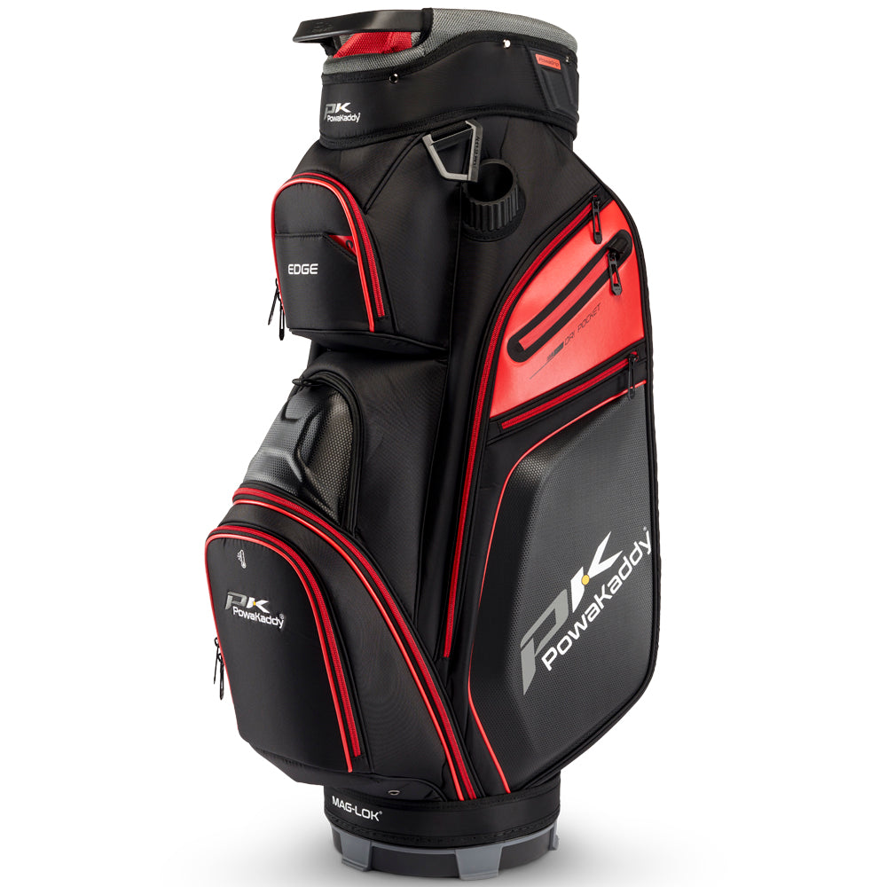 PowaKaddy EDGE Cart Bag –  Black/Red