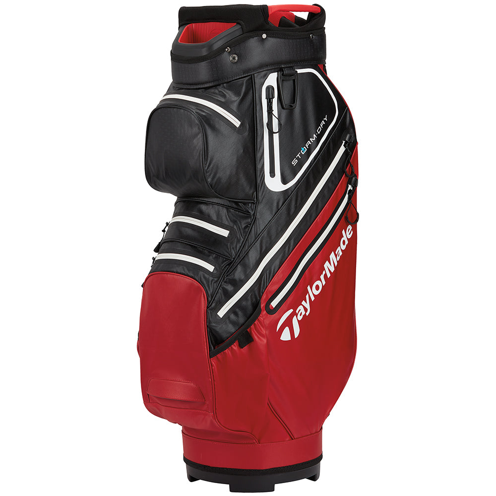 TaylorMade StormDry Cart Bag – Red/Black