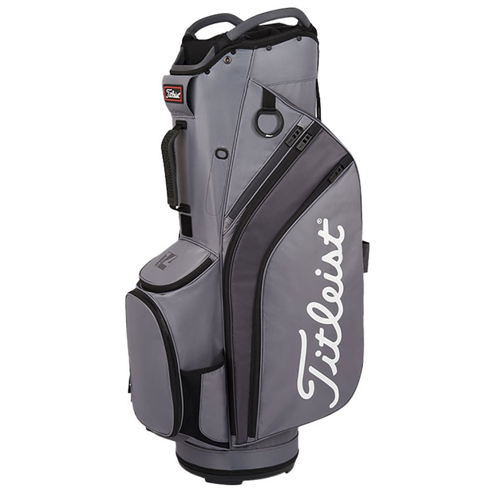Titleist Cart 14 Lightweight Cart Bag – Charcoal/Graphite/Black