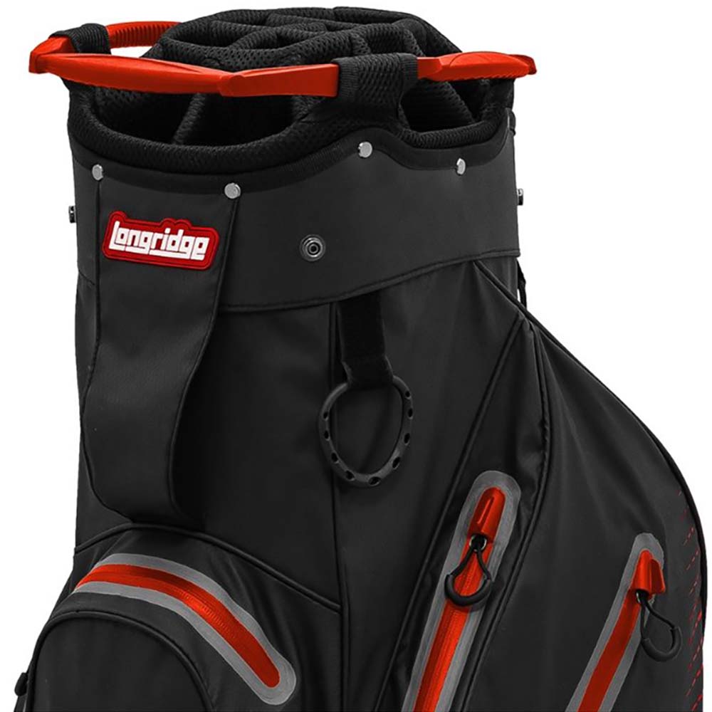 Longridge Elements Waterproof Cart Bag – Black/Red