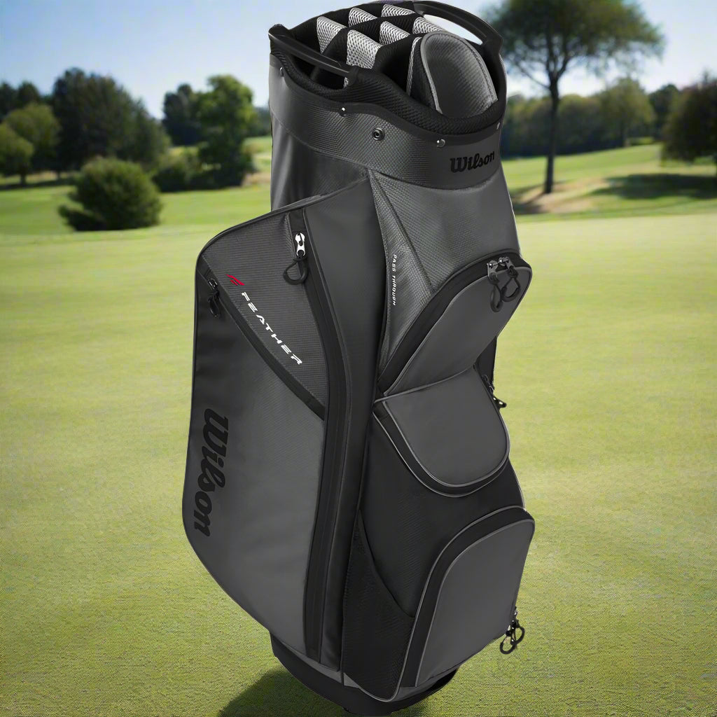 Wilson Feather Cart Bag – Grey/Black