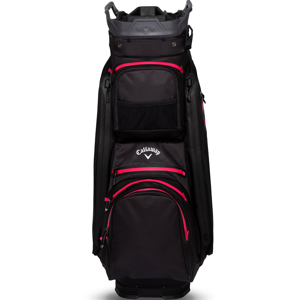 Callaway Org 14 HD Waterproof Cart Bag – Black/Charcoal/Pink