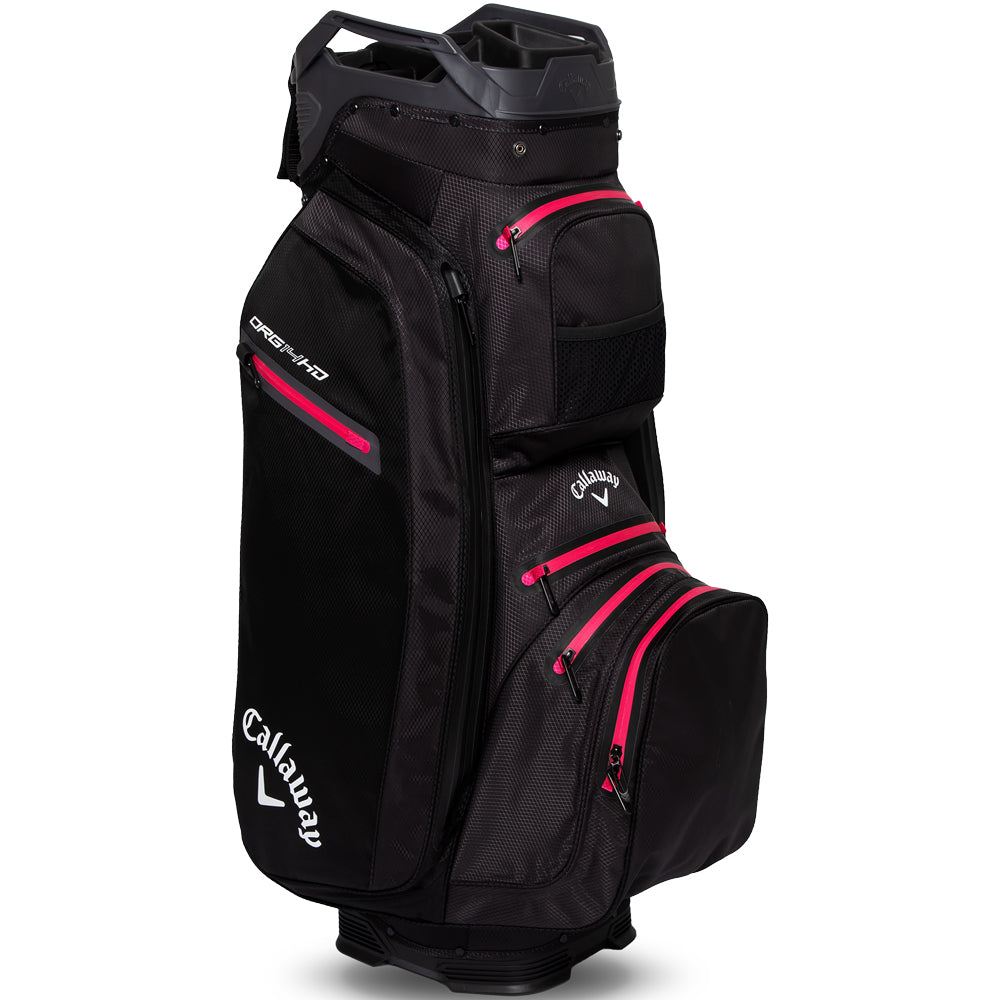 Callaway Org 14 HD Waterproof Cart Bag – Black/Charcoal/Pink