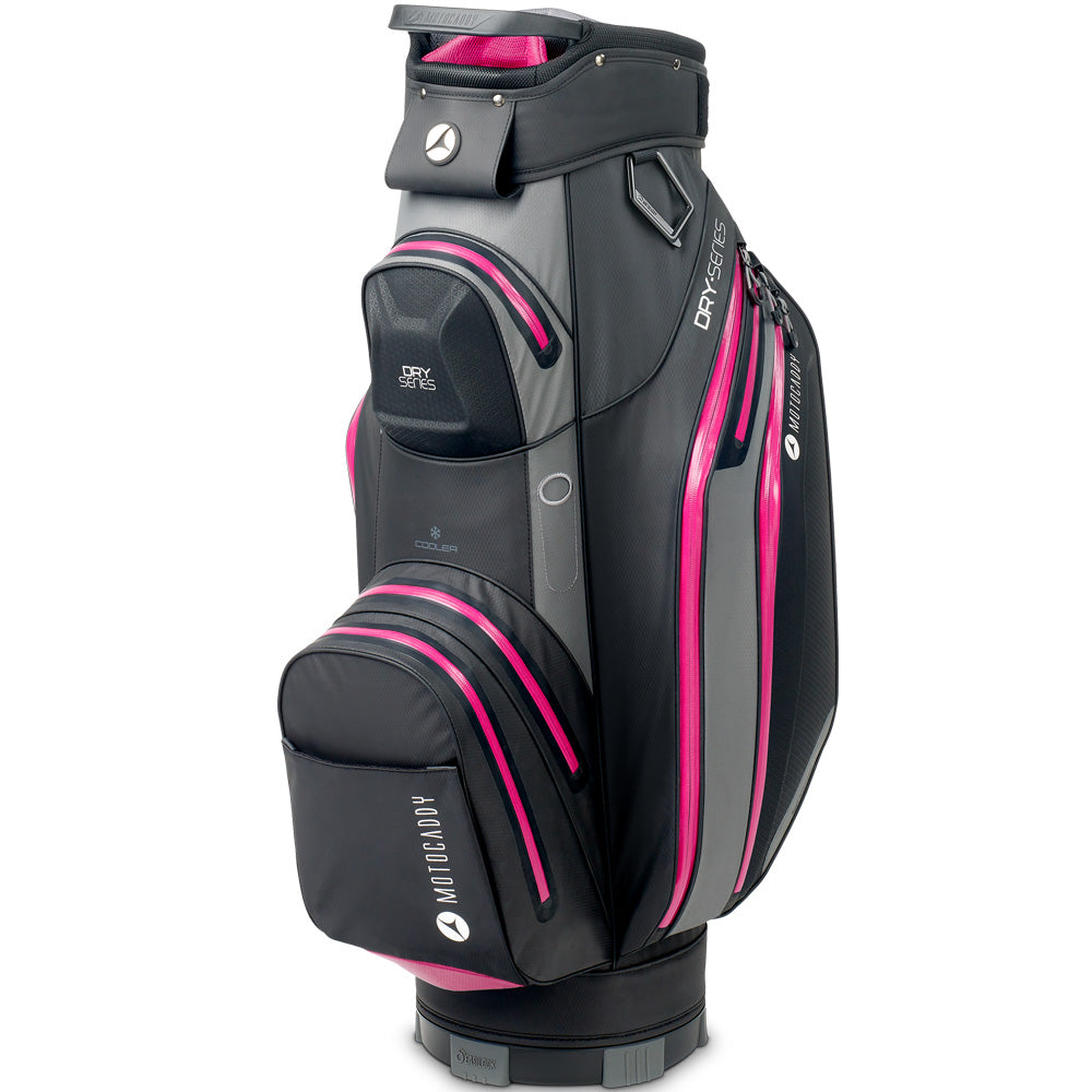 Motocaddy Dry Series Cart Waterproof Bag – Charcoal/Fuchsia