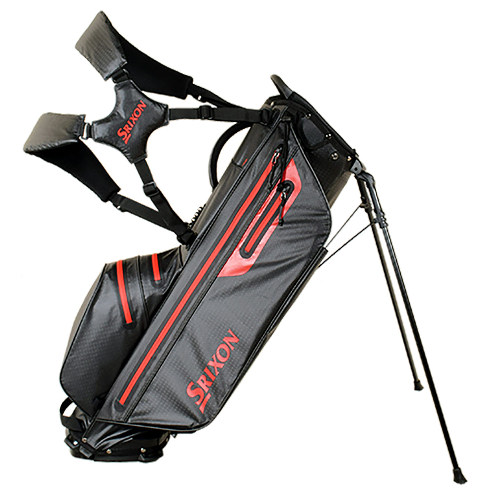 Srixon Weatherproof Waterproof Stand Bag – Black/Red