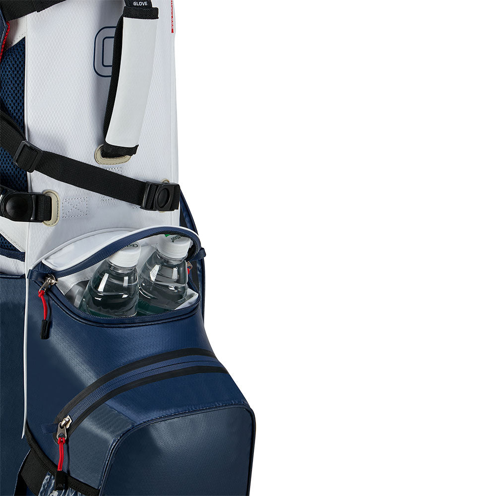 Big Max Aqua Hybrid 4 Waterproof Stand Bag – Navy/White/Red