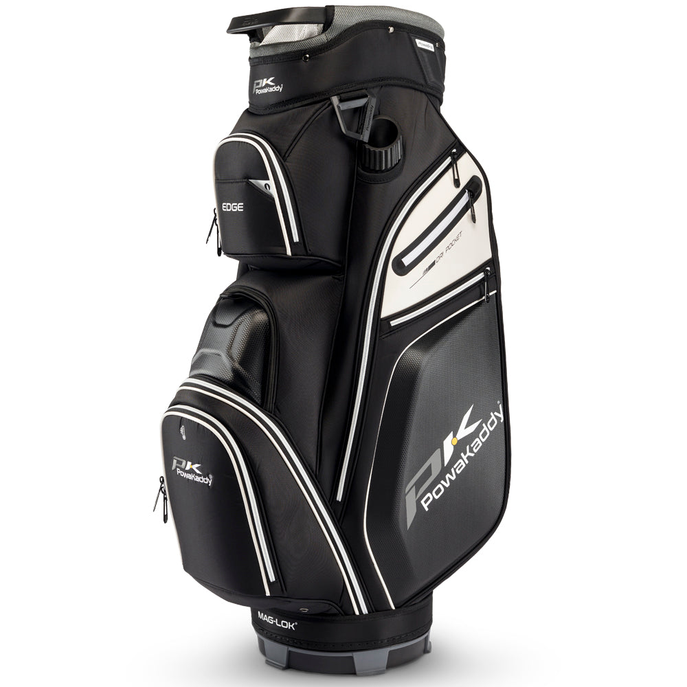 PowaKaddy EDGE Cart Bag –  Black/White