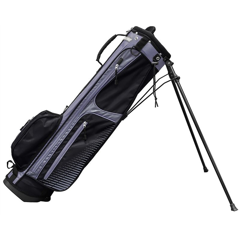 Longridge 6″ Weekender Stand Bag – Black/Silver