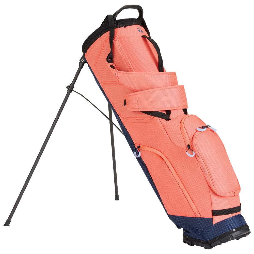 TaylorMade Flextech SuperLite Stand Bag – Coral/Navy