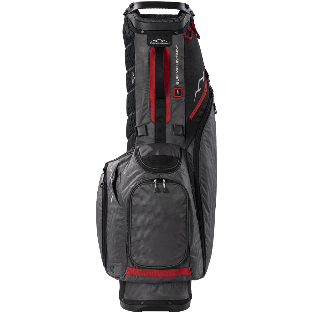 Sun Mountain Eclipse 2.5 Stand Bag – Black/Steel/Red