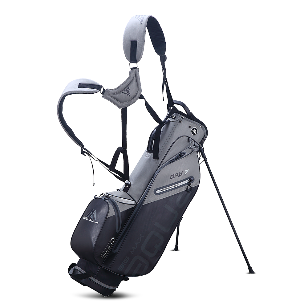 Big Max Aqua Seven G Waterproof Stand Bag – Grey/Black
