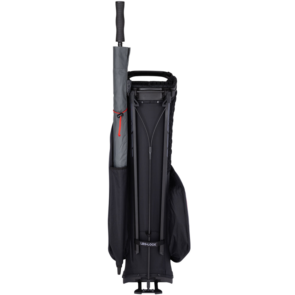 Sun Mountain H2NO Lite Waterproof Stand Bag – Black/Steel/Red