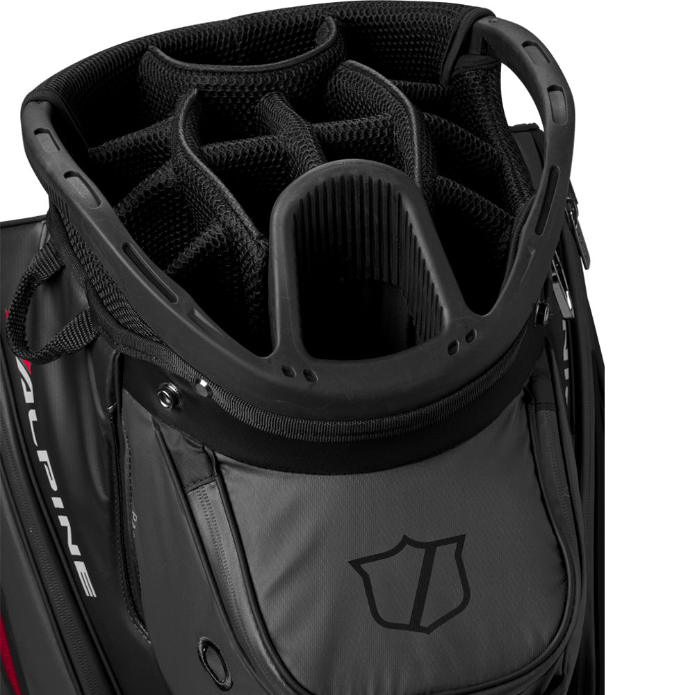 Wilson Alpine Cart 14 Bag – Light Grey/Black