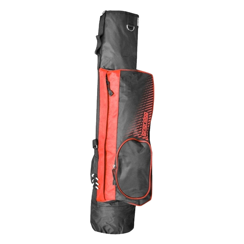 Longridge 5 Inch Pencil Bag – Black/Red