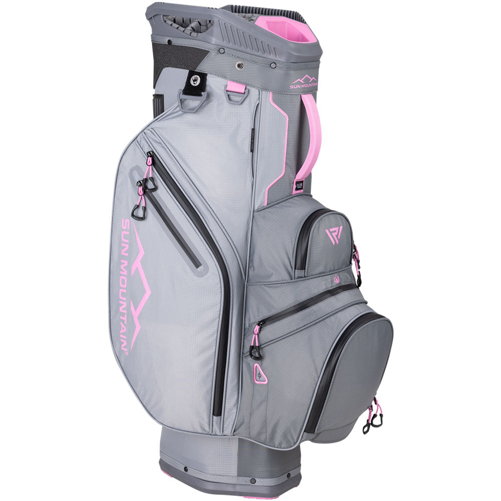 Sun Mountain E-Lite Cart Bag – Nickel/Cadet/Pink