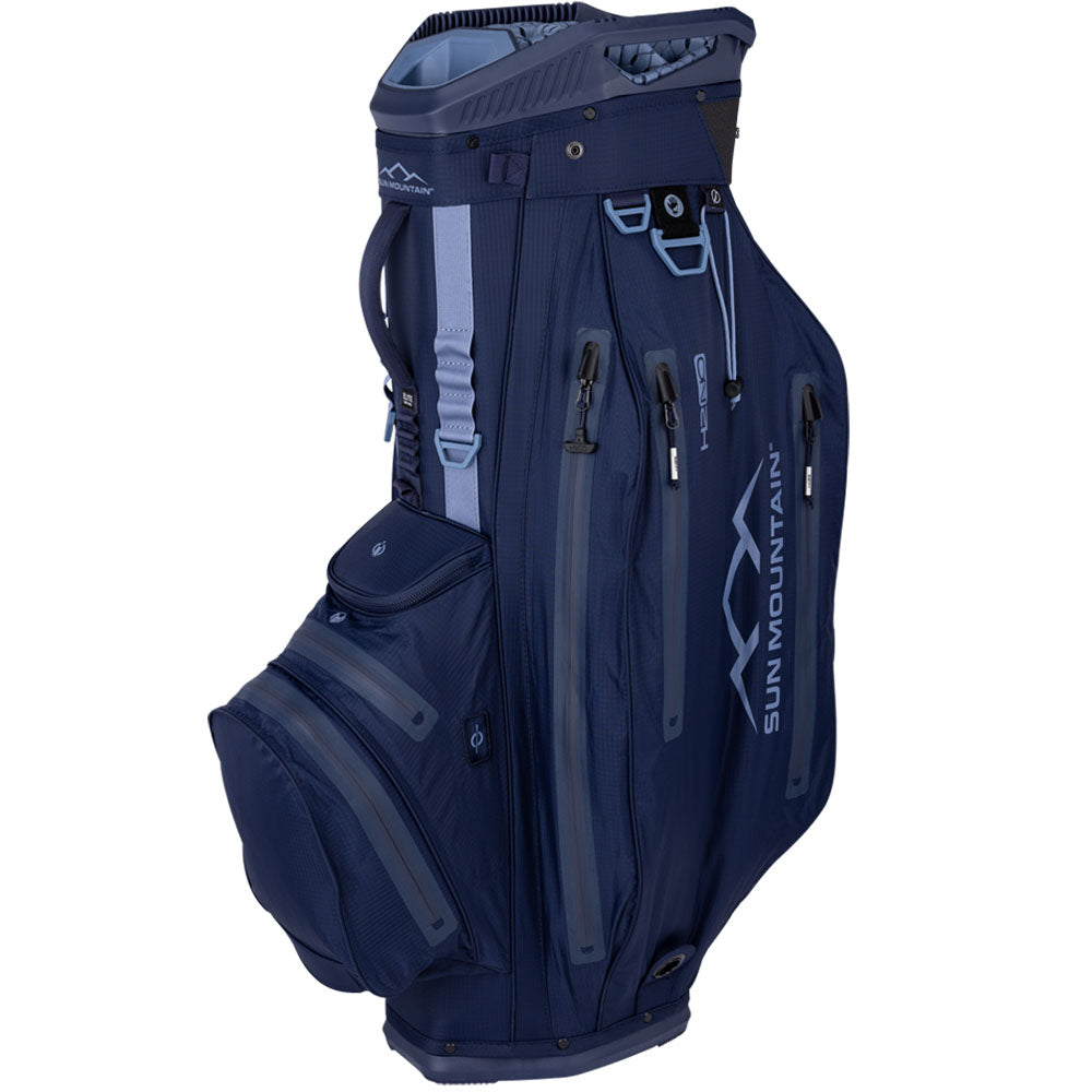 Sun Mountain H2NO ELITE Waterproof Cart Bag – Navy/Trident