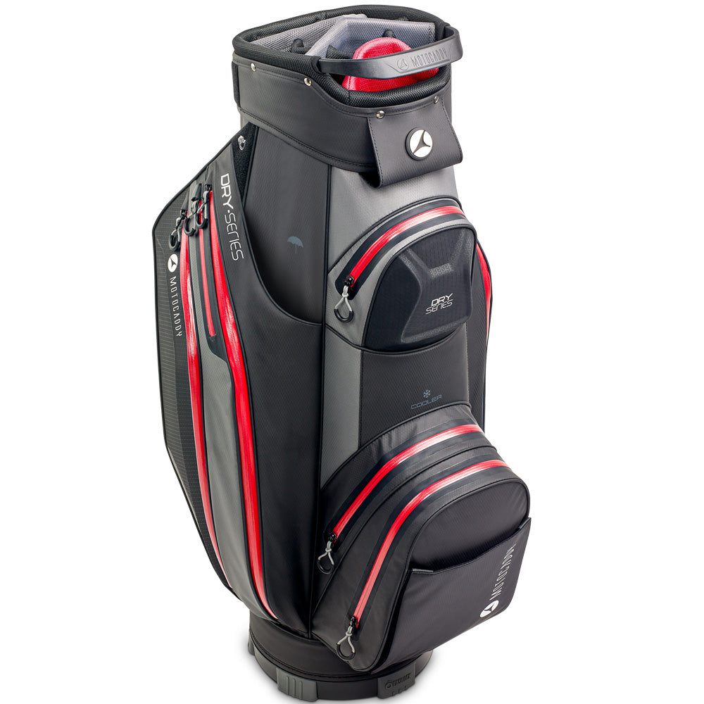 Motocaddy Dry Series Cart Waterproof Bag – Charcoal/Red