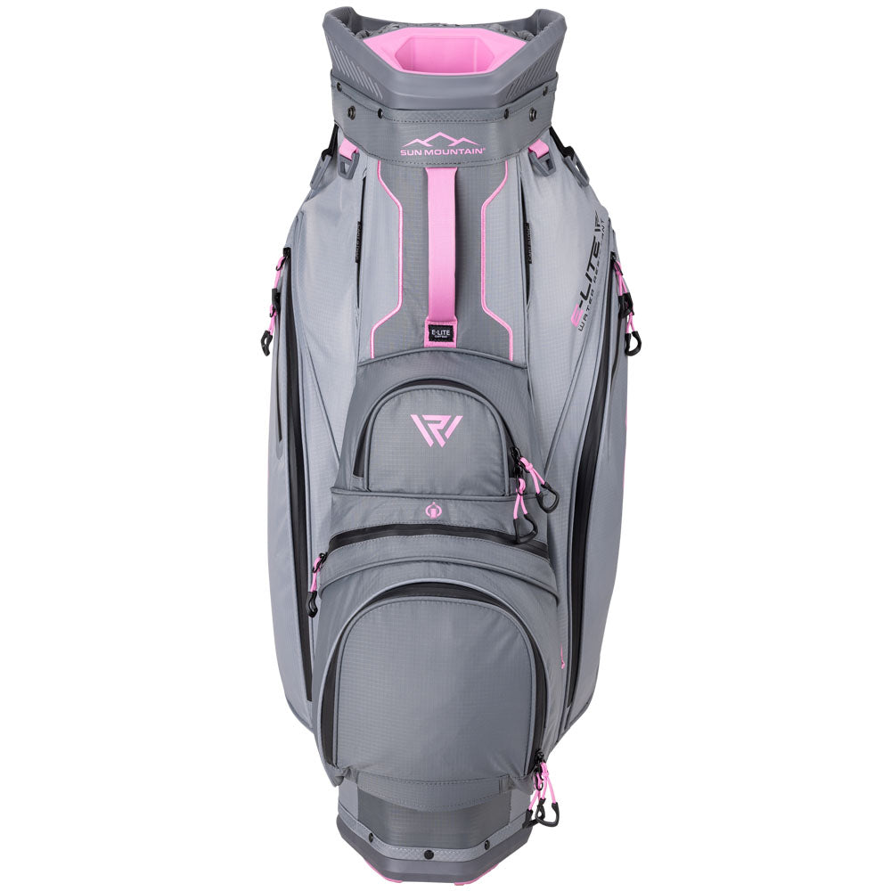 Sun Mountain E-Lite Cart Bag – Nickel/Cadet/Pink
