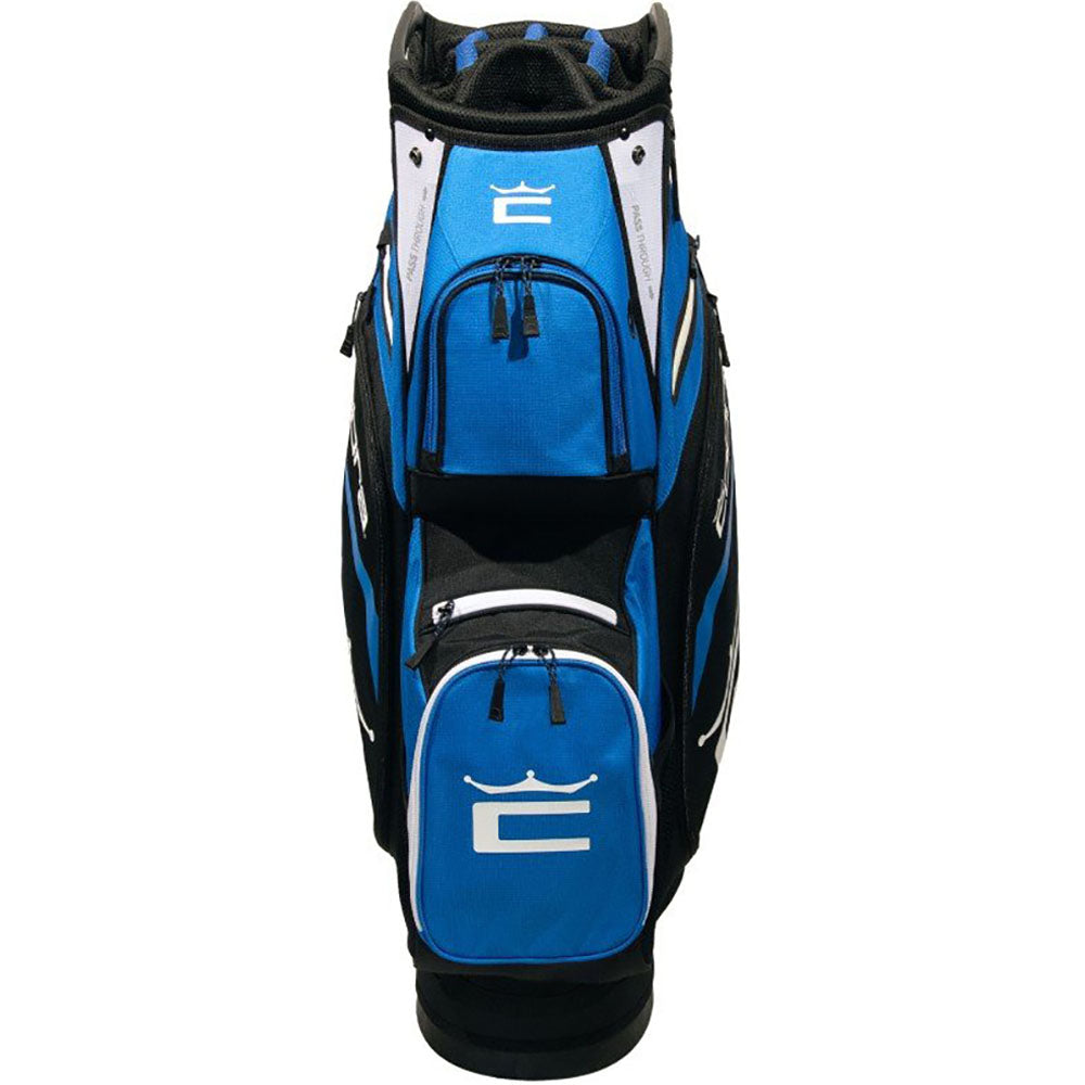 Cobra Signature Cart Bag – Bright White/Puma Black/Electric Blue