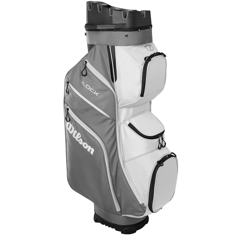 Wilson I-Lock Cart Bag – Grey/White/Black