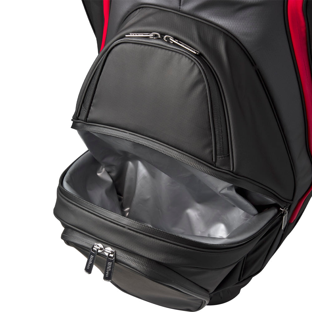 Wilson Alpine Dry Waterproof Cart 14 Bag – Black/Grey/Red
