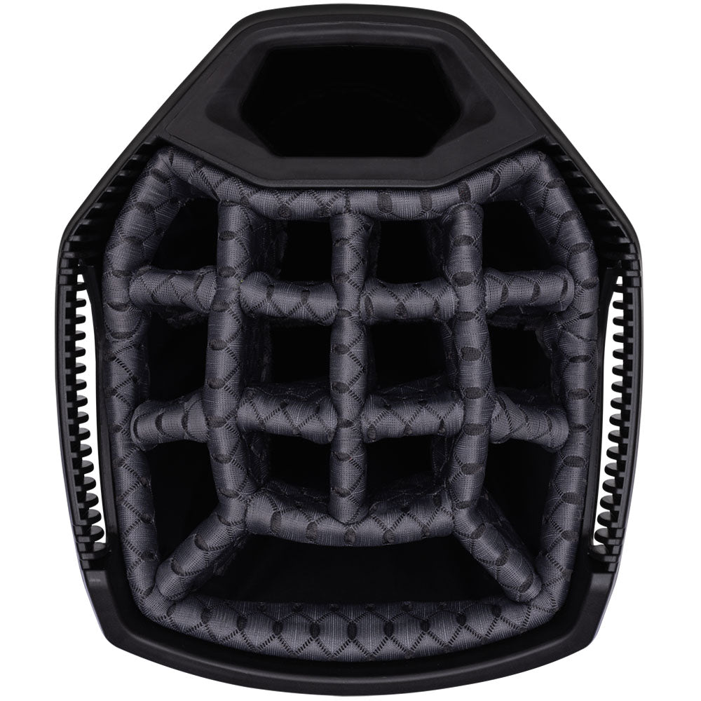 Sun Mountain H2NO Staff Waterproof Cart Bag – Black/Steel/Red