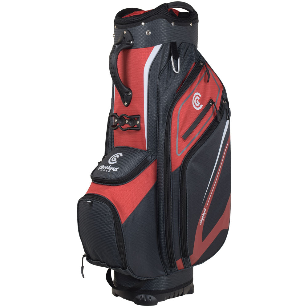 Cleveland Golf Friday 3 Cart Bag – Red/Charcoal