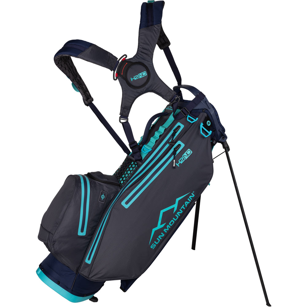 Sun Mountain H2NO Lite Waterproof Stand Bag – Navy/Stealth/Bahama
