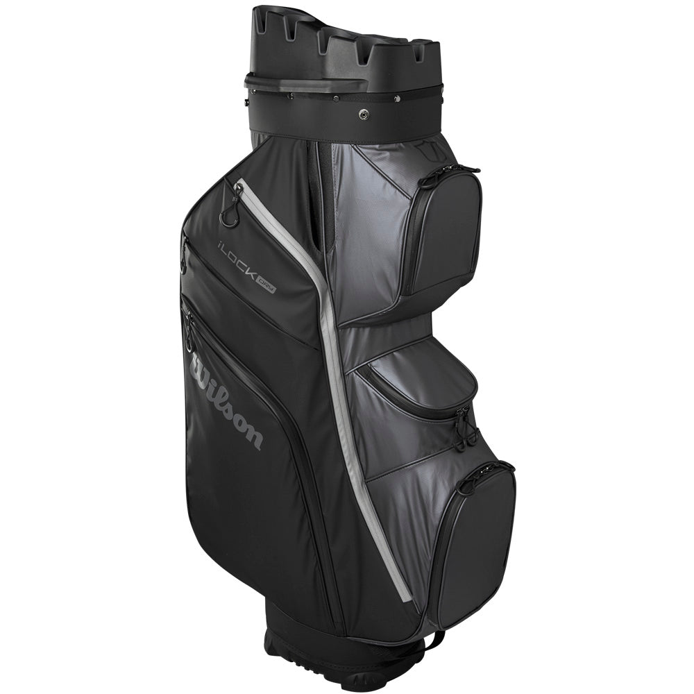 Wilson I-Lock Dry Cart Bag – Black/Grey