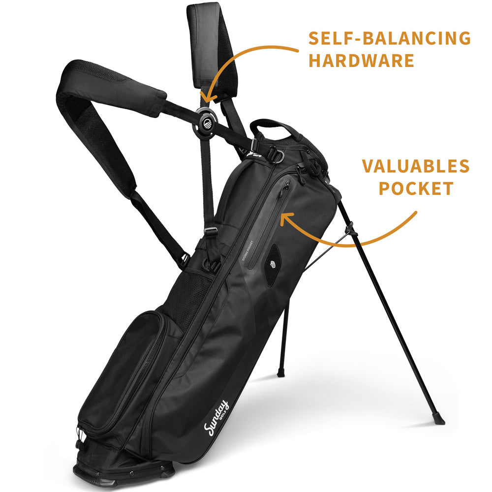 Sunday Golf El Camino Stand Bag – Matte Black